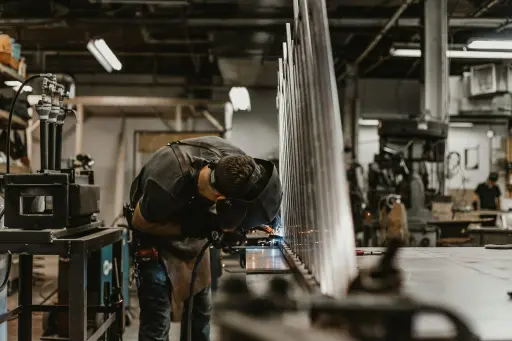 A manufacturer at work